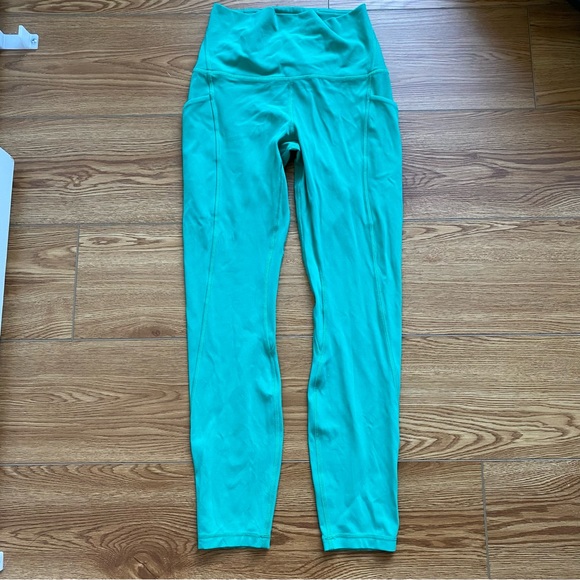 Lululemon Align High Rise Pant with Pockets 25” in Maldives Green - Picture 6 of 11